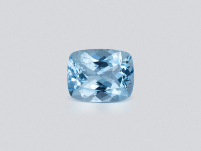 Aquamarine cushion cut 3.07 carats, Madagascar  photo