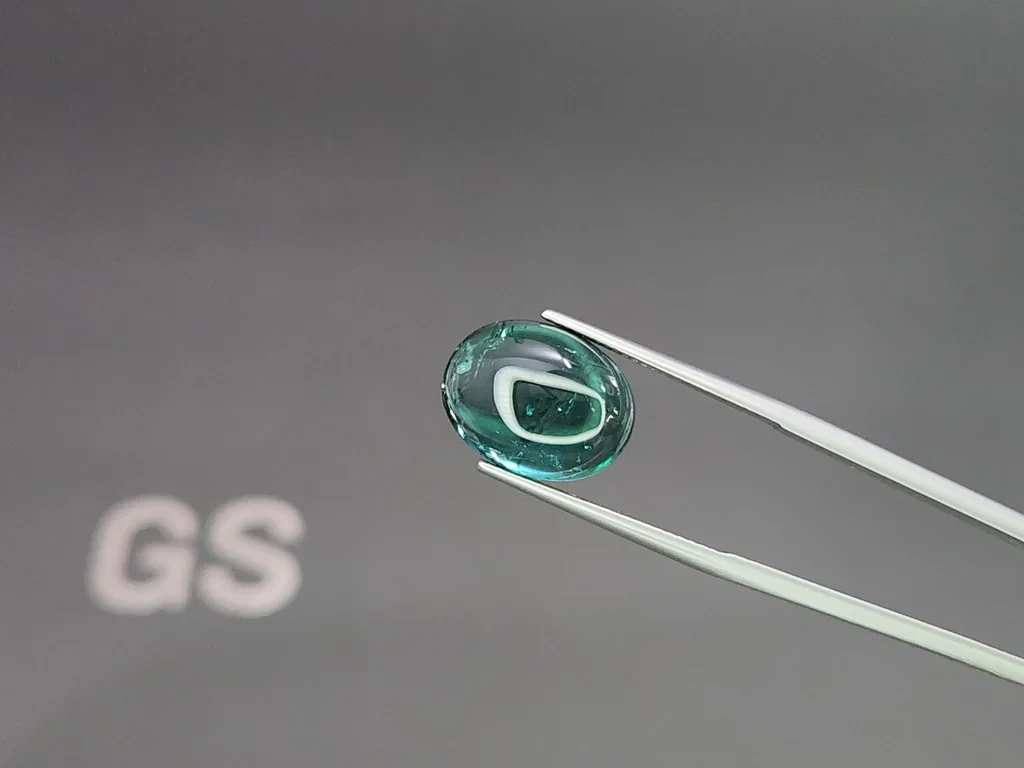 Tourmaline cabochon cut 9.99 carats Africa Image №3