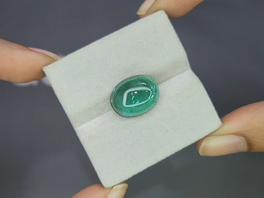 Tourmaline cabochon cut 9.99 carats Africa Image №4