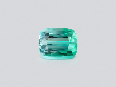 Vibrant Lagoon tourmaline in cushion cut 4.47 carats, Afghanistan photo