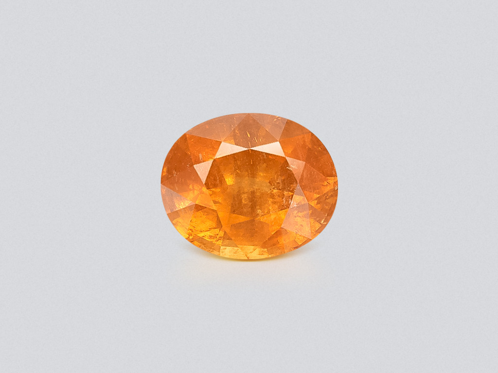 Spessartine garnet in rare Fanta color oval cut 10.51 carats,Tanzania Image №1