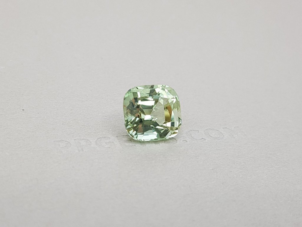 Light tourmaline verdelite in cushion cut 8.08 ct Image №2