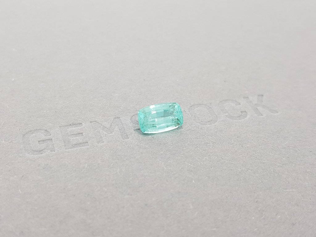 Paraiba tourmaline, cushion cut 1.35 ct, Mozambique Image №2