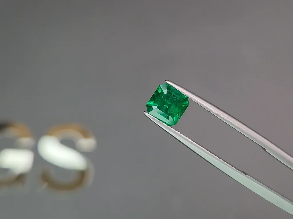 Colombian Vivid Muzo Green emerald 0.99 ct Image №3