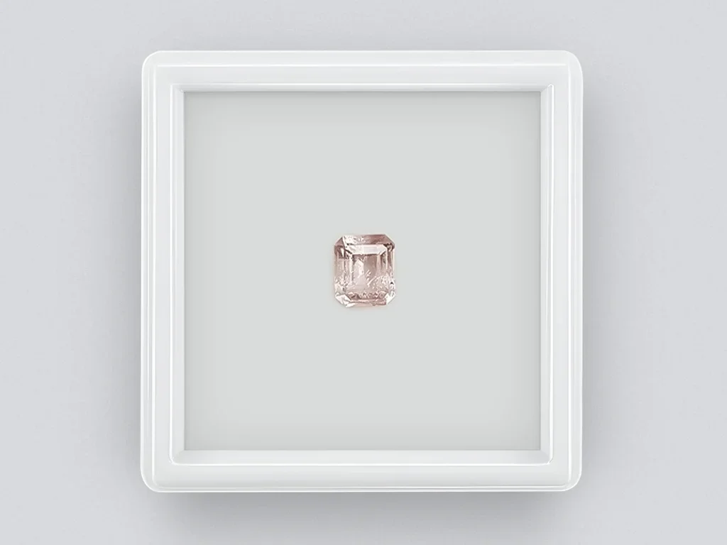 Light peach morganite octagon cut 0.86 ct Image №1