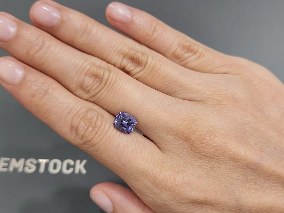 2.49ct Cushion Cut Violet Spinel, Tanzania Image №2