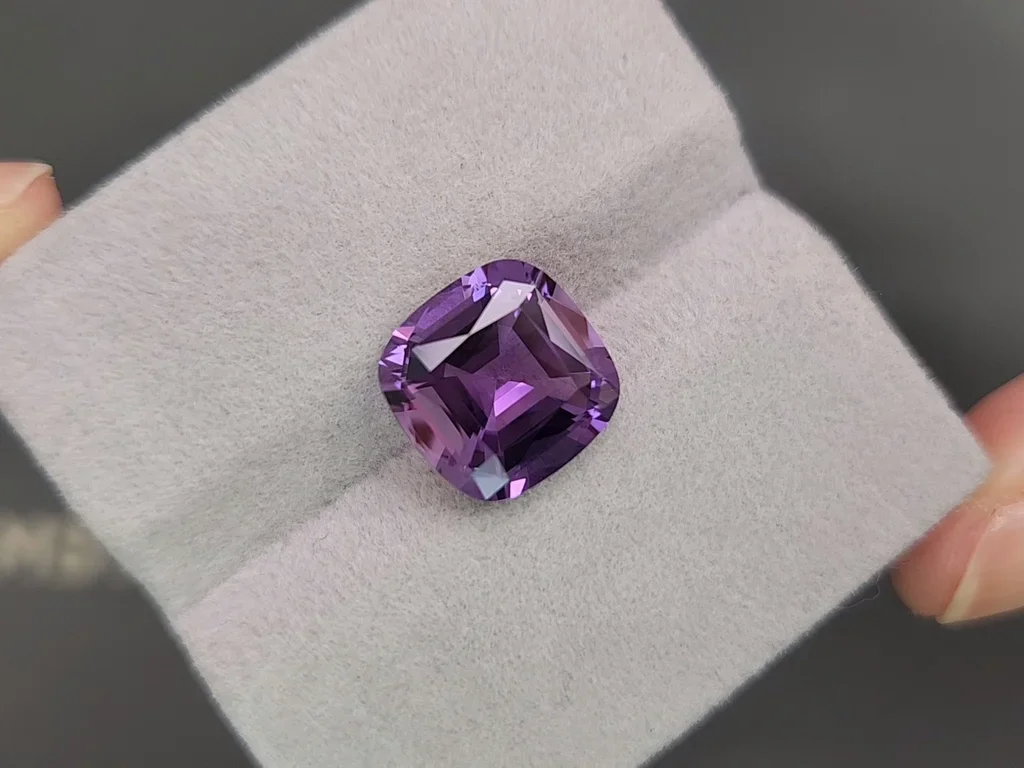 Cushion cut amethyst 5.00 carats, Brazil  Image №4