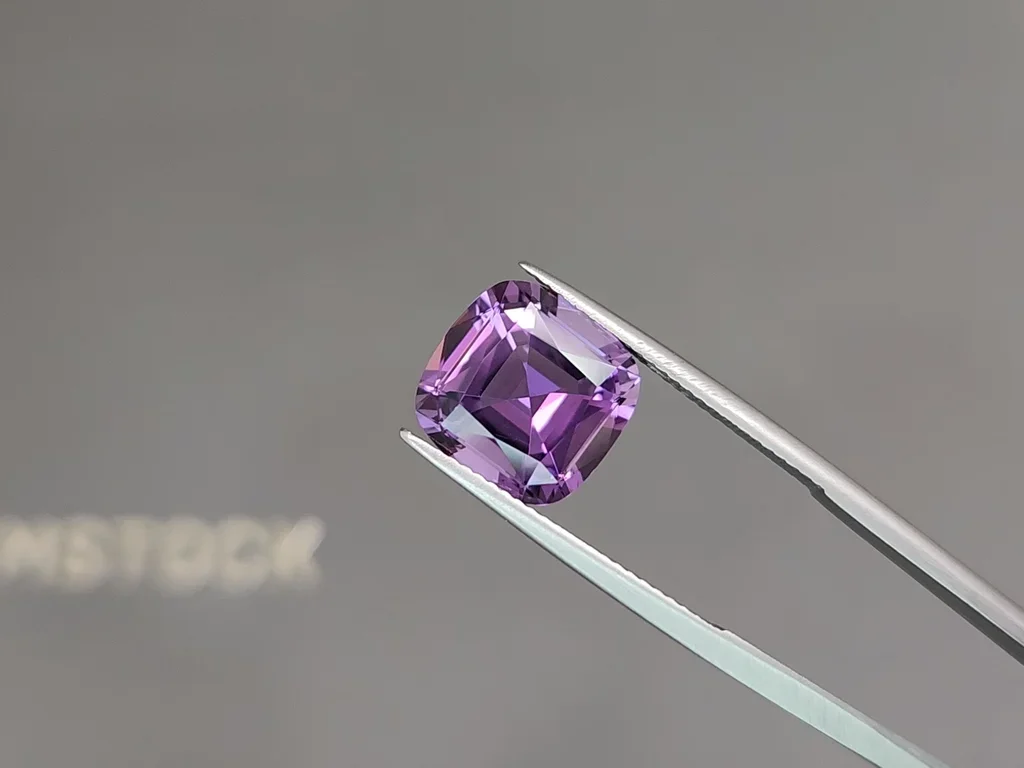 Cushion cut amethyst 5.00 carats, Brazil  Image №3