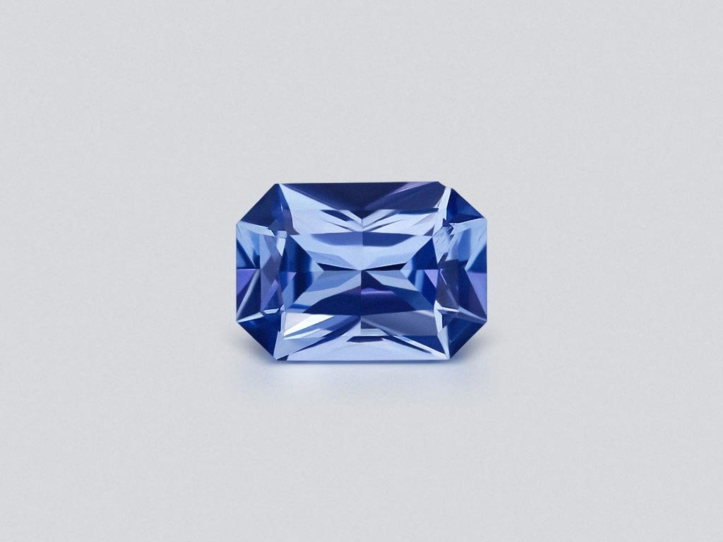 Radiant cut blue sapphire 1.01 carats, Sri Lanka Image №1
