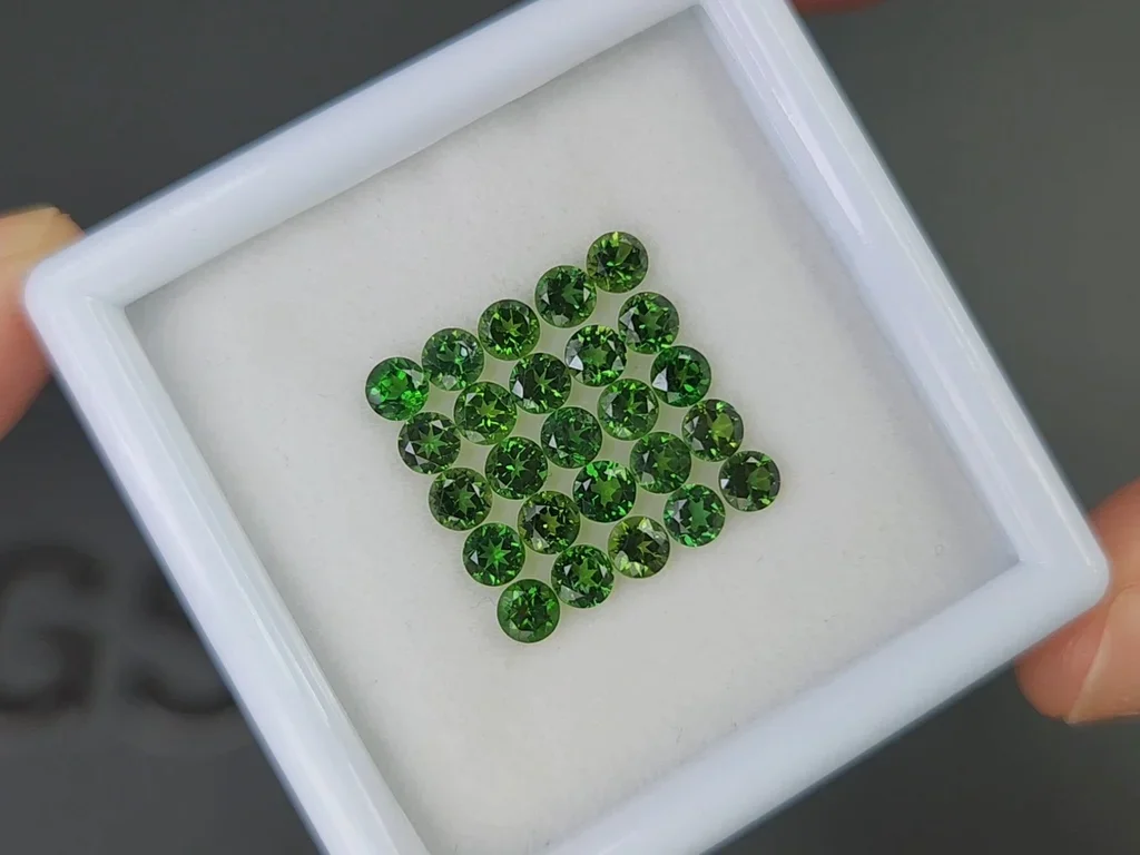 Lot of yellow-green chrome tourmaline 3.14 carats, Tanzania  Image №2