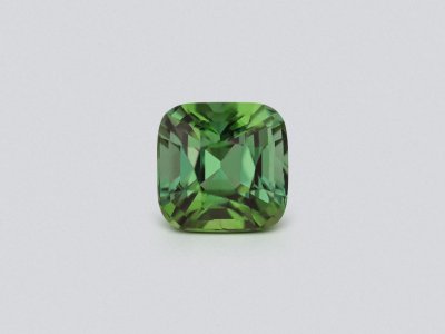 Green cushion cut tourmaline 6.91 carats, Africa photo