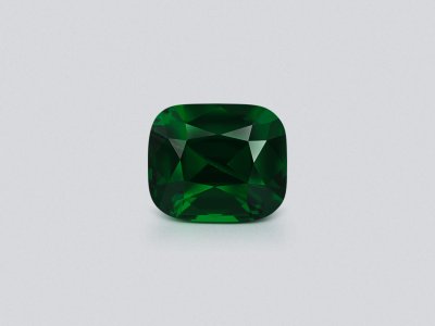 Tsavorite garnet Vivid Green cushion cut  2.58 carats, Tanzania  photo