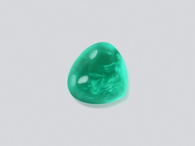 Emerald cabochon cut 2.82 carats, Russia photo