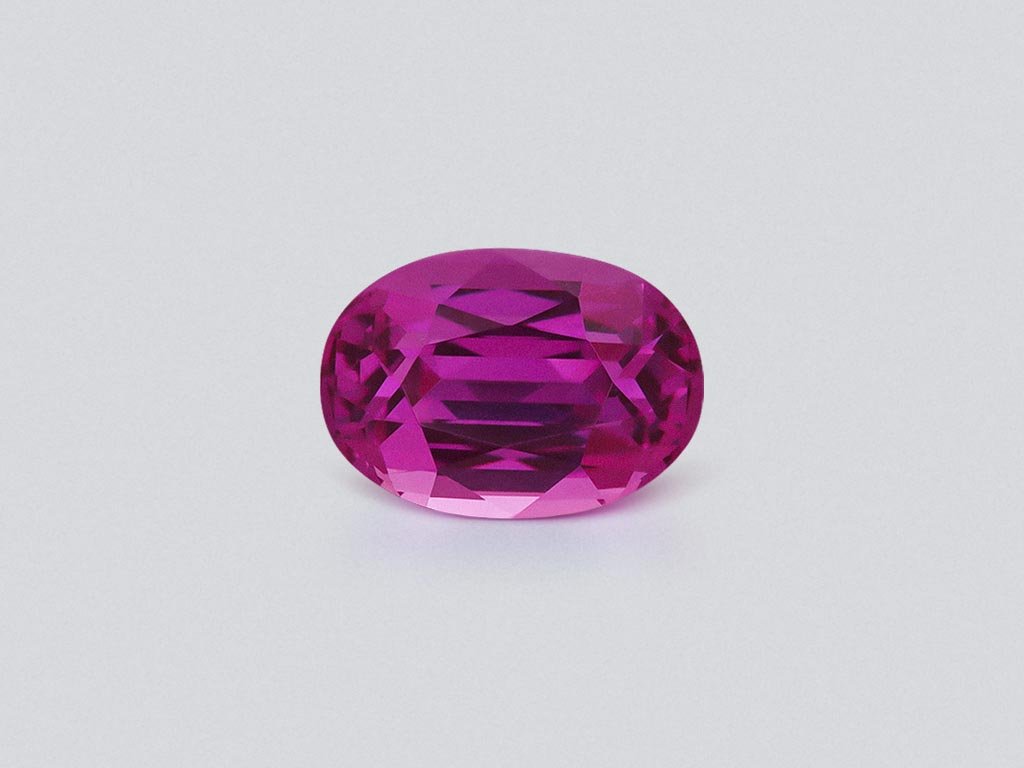 Purple sapphire oval cut 1.02 carats, Madagascar Image №1
