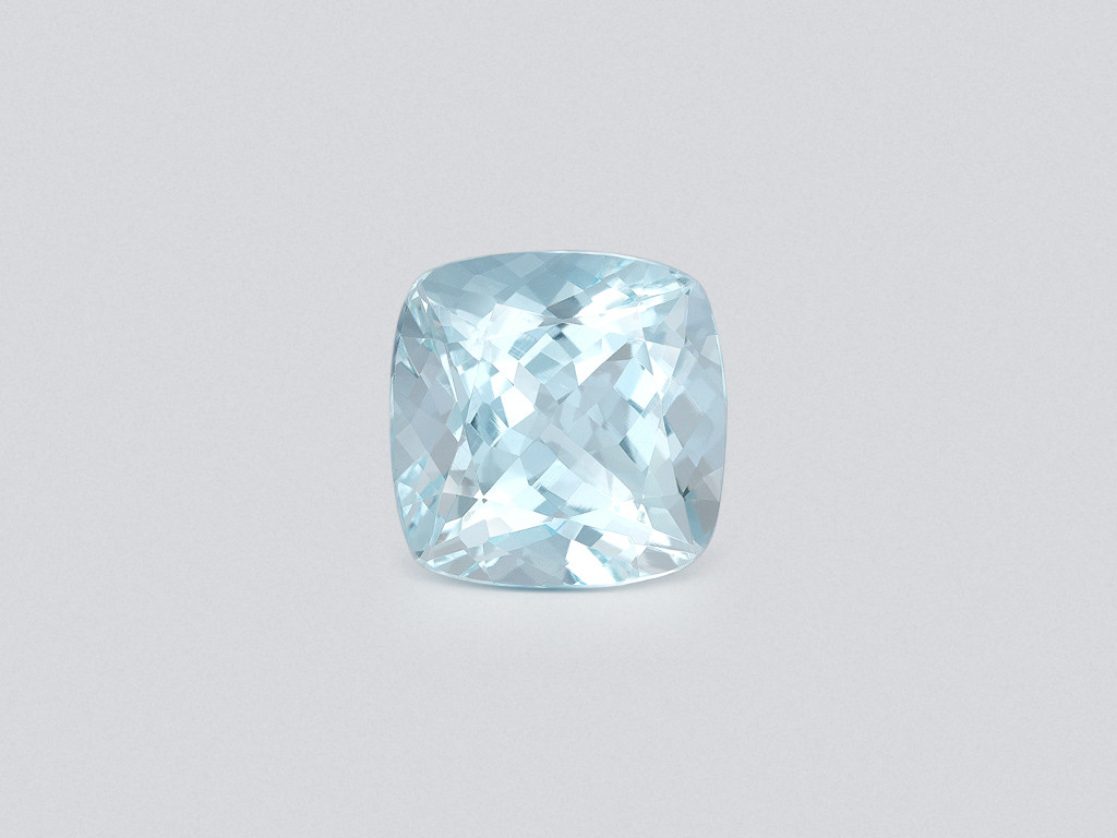 Aquamarine cushion cut  8.78 carats, Madagascar  Image №1