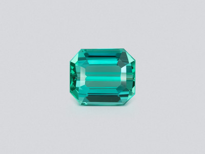Vibrant Lagoon Tourmaline in octagon cut 4.60 carats, Afghanistan photo
