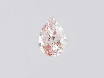 2.23 carat pear-cut African morganite photo