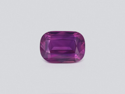 Unheated vivid purple sapphire cushion cut 1.51carats, Sri Lanka photo