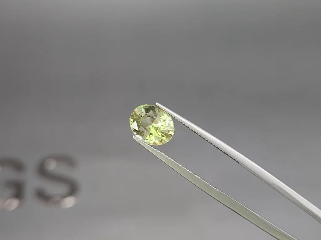 Grossular garne oval cut 3.04 carats, Africa Image №3