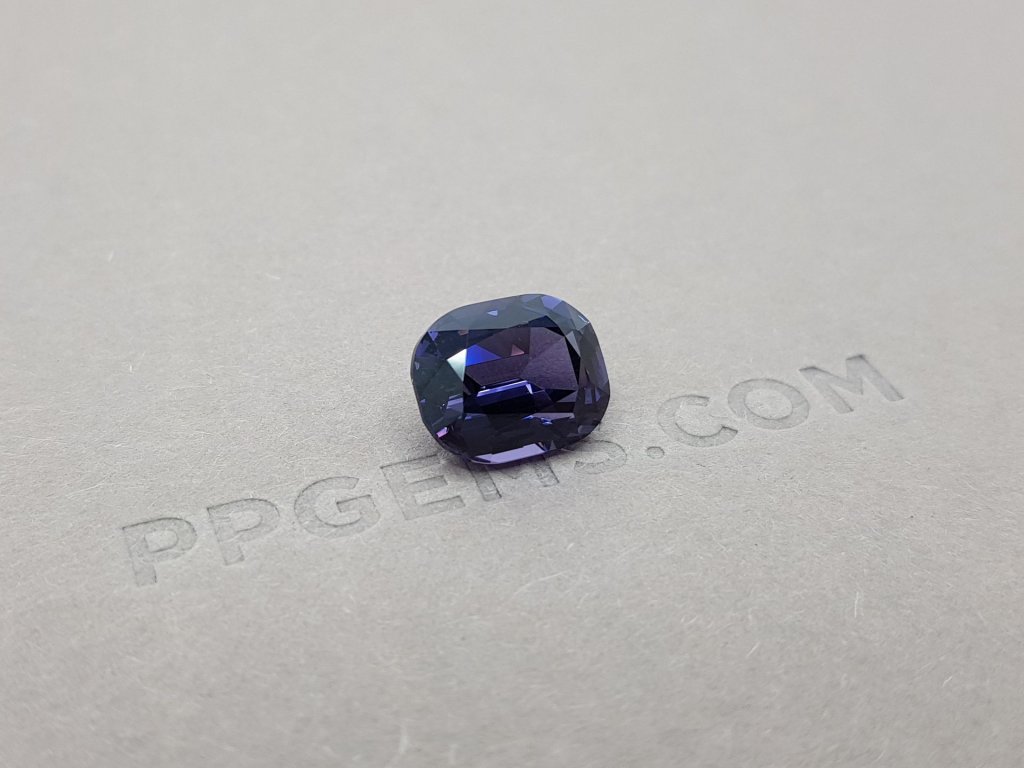 Intense purple cushion cut spinel 7.40 ct Image №2