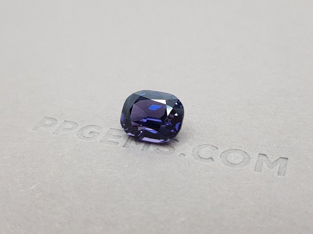 Intense purple cushion cut spinel 7.40 ct Image №3