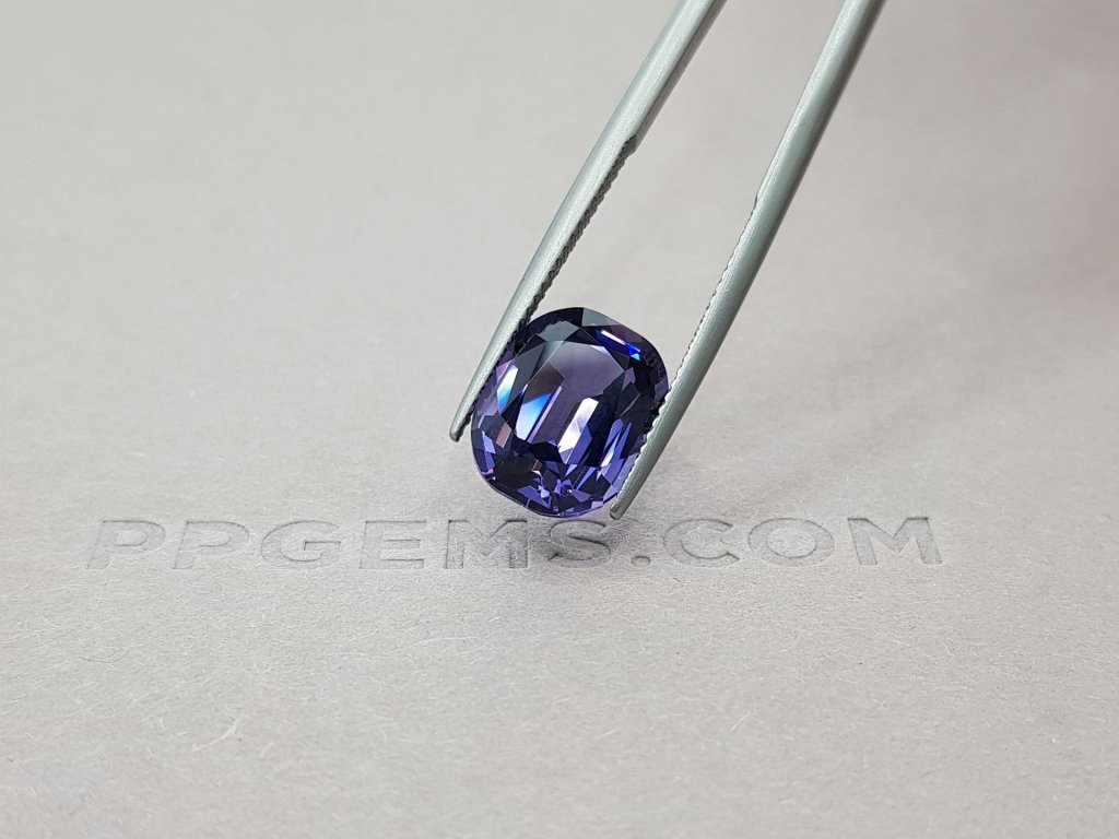 Intense purple cushion cut spinel 7.40 ct Image №4