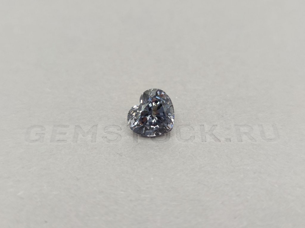 Burmese blue-grey heart cut spinel 4.20 ct Image №1