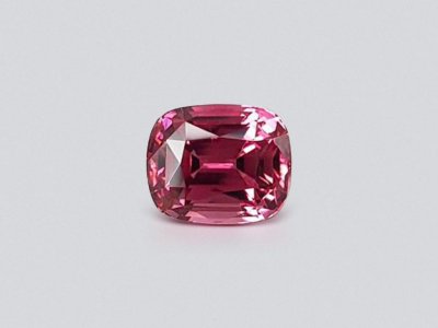Intense purple-pink cushion cut rubellite 4.51 ct, Nigeria photo