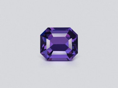 Deep violet spinel in asscher cut 6.56 carat photo