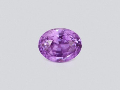 Purple unheated oval cut sapphire 2.03 carats, Madagascar photo