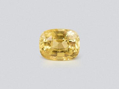 Yellow chrysoberyl in cushion cut 5.84 carats, Sri Lanka photo