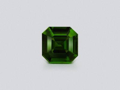 Zircon Intense Green asscher cut 1.72 carats, Tanzania photo