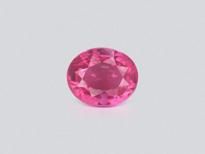 Spinel Vivid Pink oval cut 2.05 carats, Tanzania photo