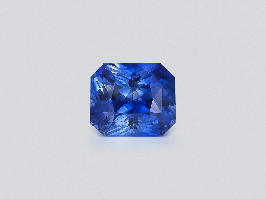 Sapphire Cornflower Blue radiant cut 1,26 carats, Sri Lanka Image №1