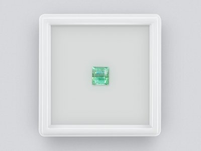 Tourmaline baguette verdelite 1.19 ct photo