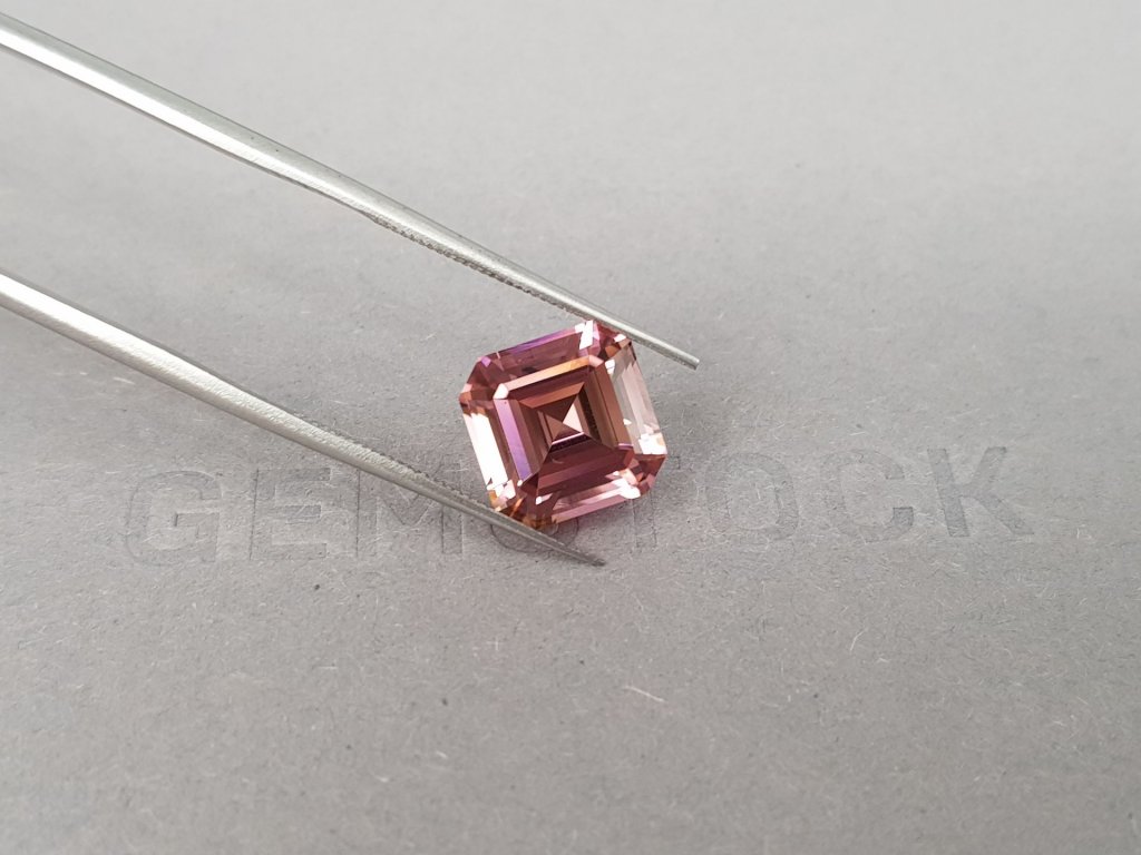 Pink tourmaline in a precision asscher cut 5.62 ct, Congo Image №4