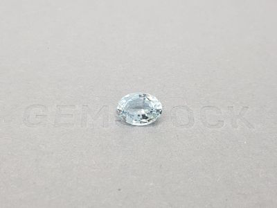 Light blue oval cut aquamarine 1.96 ct from Africa photo