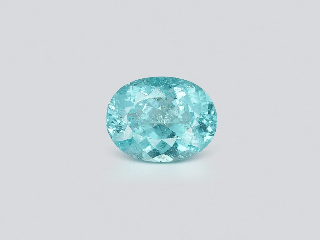Paraiba tourmaline in oval cut 6.52 ct from Mozambique Image №1