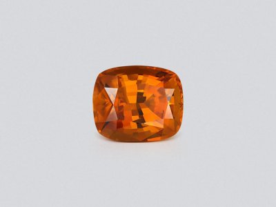 Deep orange clinohumite in cushion cut  2.96 carats, Afghanistan photo