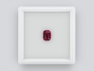 Rhodolite garnet cushion cut 1.59 carats, Tanzania photo