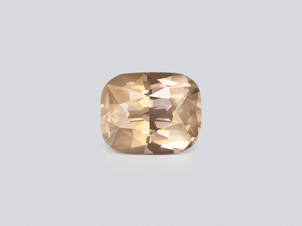 Brown zircon cushion cut 10.30 carats, Tanzania Image №1