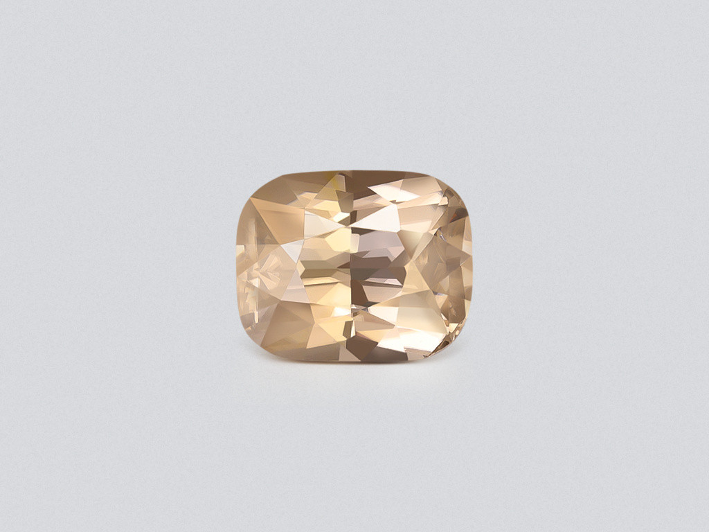 Brown zircon cushion cut 10.30 carats, Tanzania Image №1