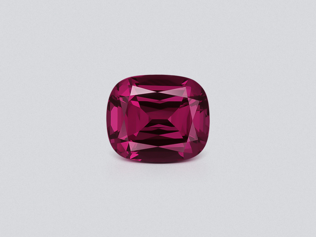 Garnet rhodolite cushion cut  6.79 carats, Tanzania Image №1