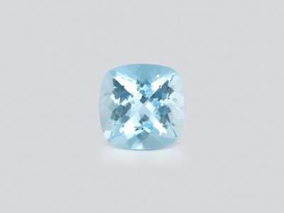 Aquamarine cushion cut 3.64 carats, Madagascar  photo