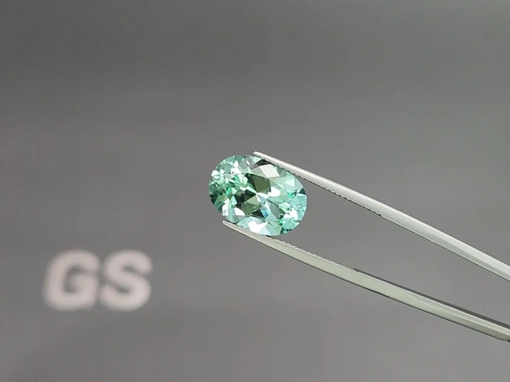 Tourmaline oval cut 5.97 carats, Africa Image №3