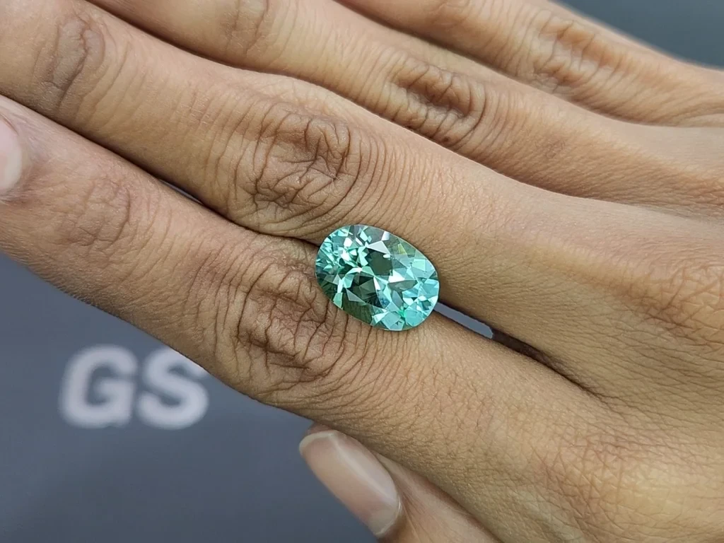 Tourmaline oval cut 5.97 carats, Africa Image №2