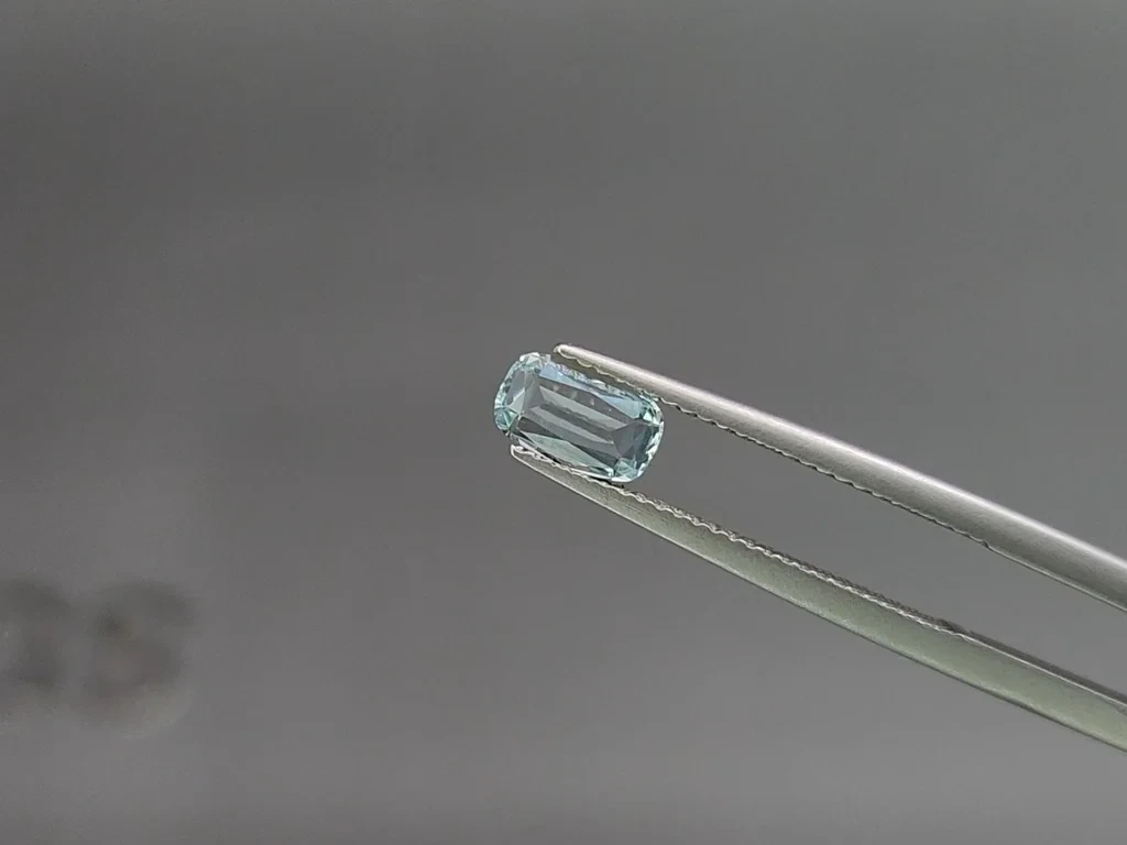 Set of aquamarines cushion cut 1.22 carats, Madagascar Image №3