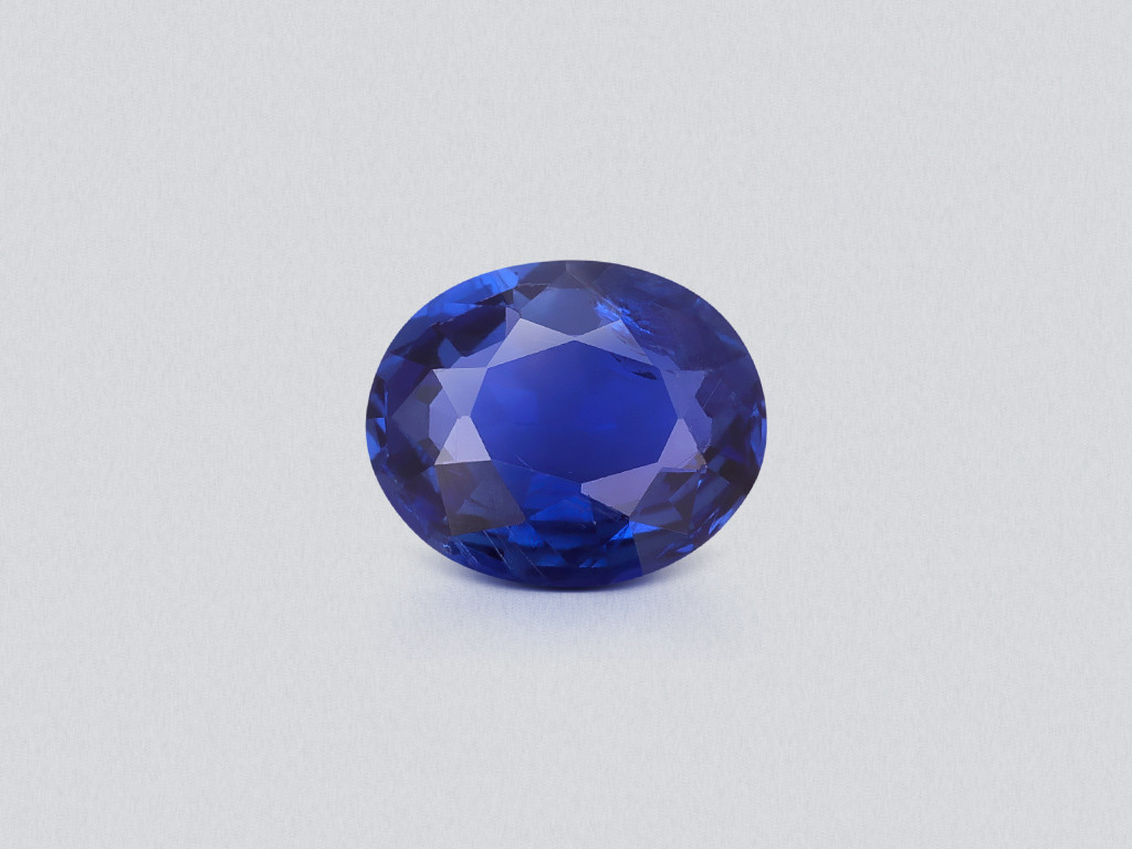 Sapphire Royal Blue oval cut 0.82 carats, Sri Lanka  Image №1