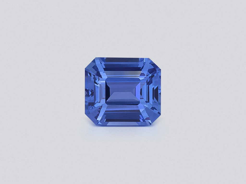 Unheated sapphire Cornflower Blue octagon cut 1.03 carats, Sri Lanka Image №1