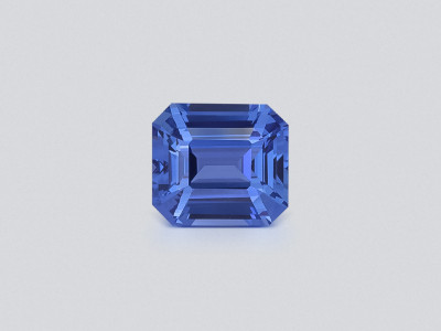 Unheated sapphire Cornflower Blue octagon cut 1.03 carats, Sri Lanka photo